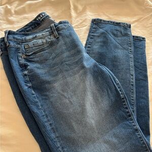 Torrid Blue Skinny Ankle Jeans